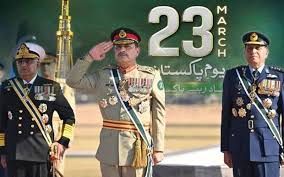یوم پاکستان کے 86 ویں سالگرہ کے موقع پر مسلح افواج کی قوم کو مبارکباد