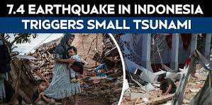 Magnitude 7.4 earthquake leaves at least 3 dead in Indonesia