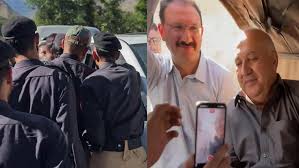 گلگت بلتستان کی الیکشن مہم کے دوران پی ٹی آئی رہنما جنید اکبر گرفتار