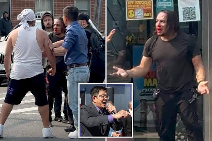 Former NYPD Sergeant Steve Chan Steps Into Violent Brooklyn Street Brawl, Prevents Further Bloodshed