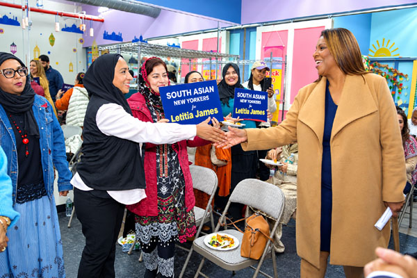 Pakistani and South Asian Community Holds Rally and Meet & Greet in Brooklyn to Welcome New York Attorney General Letitia James